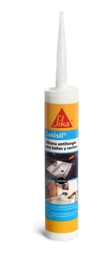 Sika Sanisil Silicona Antihongos Para Baños Y Cocinas