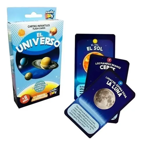 comprar Cartas Didacticas Educativas Infantil Aprendizaje Pictograma Temática El Universo
