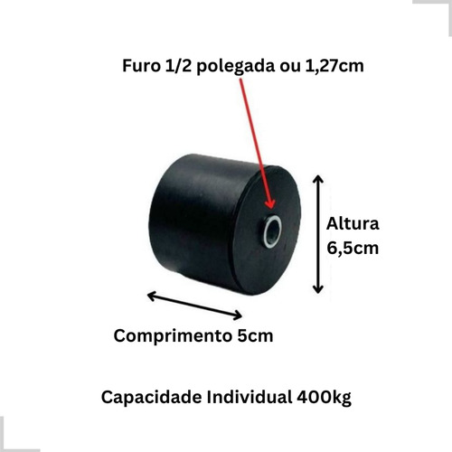 Kit 24 Especial Berço Roller Com Parafuso P/ Lancha Jet Ski