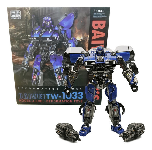 Bumblebee Vilão Dropkick Deformável Amc Javelin Figuras Ação