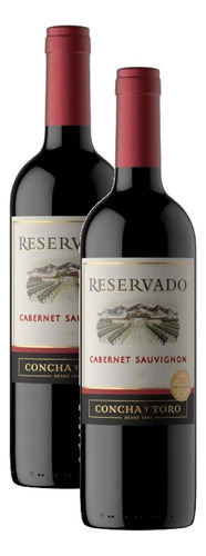 Kit 2 Vinho Concha Y Toro Reservado Cabernet Sauvignon 750ml