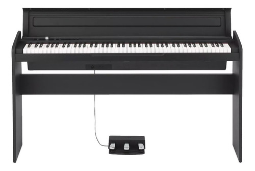 Piano Digital Korg Lp-180 Mueble Pedales Negro En Caja