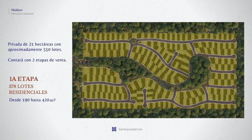 Imagen 13 de 15 de En Venta Terreno Urbanizado Makkan Gran Kanan, Telchac