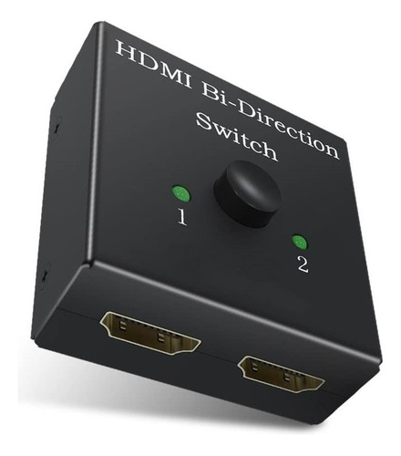 Switch Hdmi Bidireccional 2 Puertos Multiplicador 2x1 Select