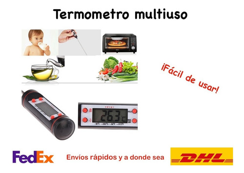 Termometro Para Carne Digital, Termometro De Cocina