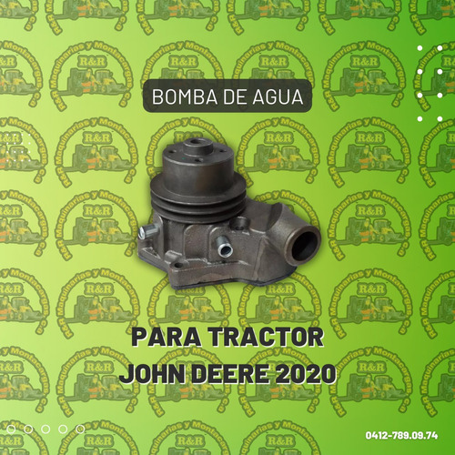 Bomba De Agua Para Tractor John Deere 2020