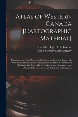 Libro Atlas Of Western Canada [cartographic Material]: Sh...