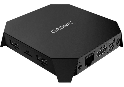 Tv Box Gadnic Premium 8gb Teclado Inalambrico Hdmi Smart Tv Color Negro Tipo de control remoto Estándar