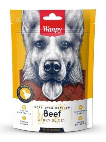 Wanpy Snack Beef 100gr Razas Mascotas
