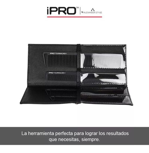 Imagen 2 de 3 de Set Peines Ipro Resistentes Al Calor 4 Piezas