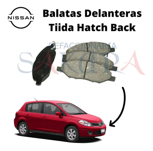 Juego Balatas Delanteras Tiida Hatch Back 2016 Fp