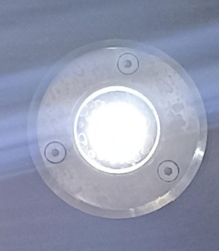 3 Luminarias Empotrable De Piso Led 1w=10watts Rgbmulticolor