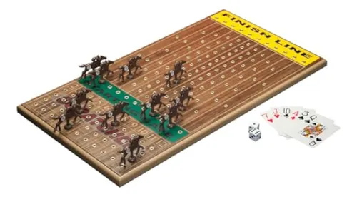 Juego De Mesa De Carrera De Caballos.