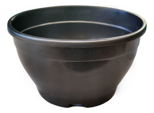 Vaso Cuia Plástica 13cm Preta Atacado Rosa Do Deserto 250und Cor Preto Liso