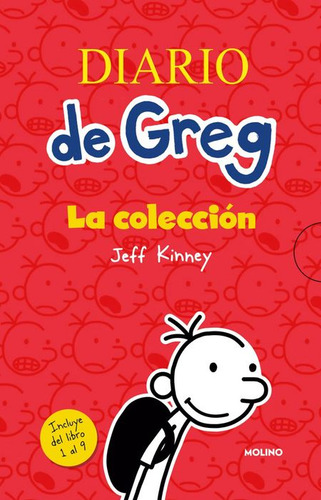 Paquete Diario De Greg (incluye Del Libro 1 Al 9): La Colección, De Kinney, Jeff., Vol. 1. Editorial Molino, Tapa Blanda, Edición 01 En Español, 2024