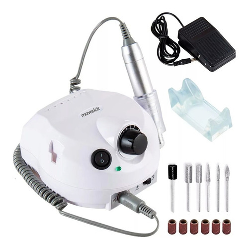 Torno Para Uñas De Mano Manicura Pedicuria + Kit Maverick