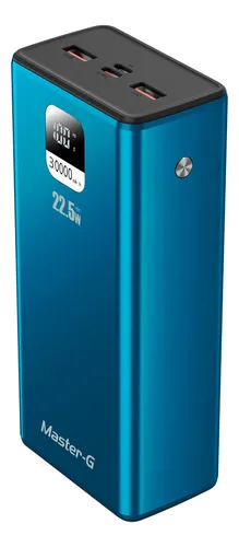 Batería Externa Power Bank 30000 Mah 22.5w Pd Master-g