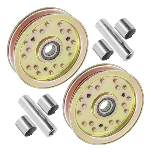 Caltric 1-603497 Idler Pulleys & Bushings For Exmark Ex Cch
