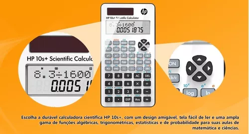 Kit C 10 Calculadora Científica Hp 10s+ 240 Funções Original