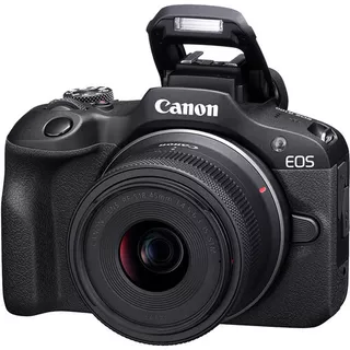 Camara Canon Eos R100 Con Lente Kit De 18-45mm 4k Negro