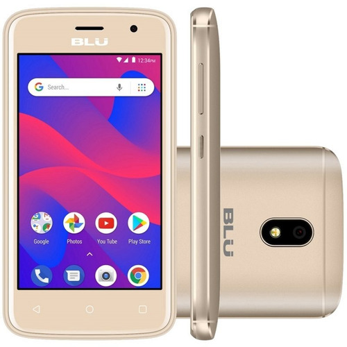 BLU C4 Dual SIM 8 GB dourado 512 MB RAM C050L