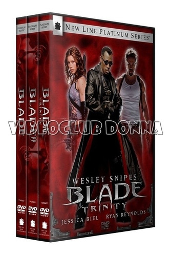 Blade Saga Colección Completa Dvd Latino Marvel Vampiro Saga
