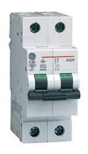 Interruptor Mini Breaker Termomagnetico 2x32 A Ge G62 C32