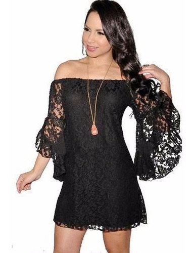 Vestido De Encaje Forrado Todos Los Talles Enterito Jean