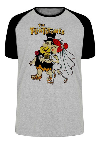 Camiseta Luxo The Flinstones Casamento Fred Vilma Barbera