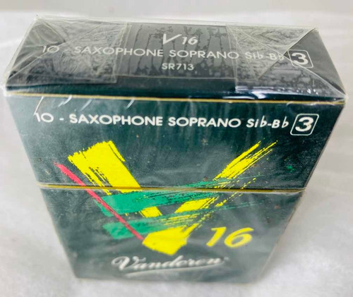 Palheta Vandoren Sax Soprano Sib-bb N° 3 C/ 10 Unidades