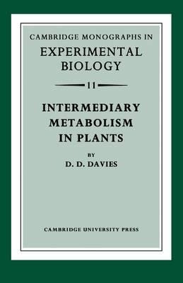 Libro Intermediary Metabolism In Plants - David Denzil Da...