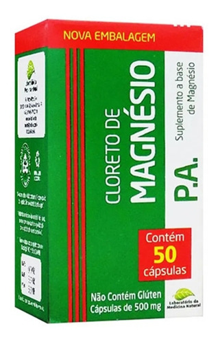 Cloreto De Magnesio Pa 50 Cáps 