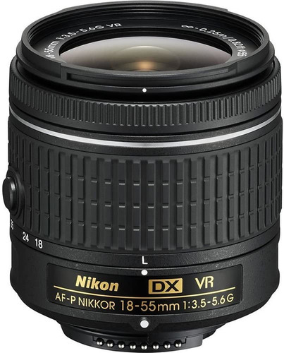 Imagen 1 de 3 de Objetivo Lente Nikon 18 55 Af-p Dx Vr Establilzado Kit Zoom