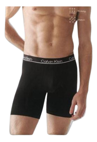 Bóxer Brief Clavin Klein Stretch Microfibra Talla M Pack X2 