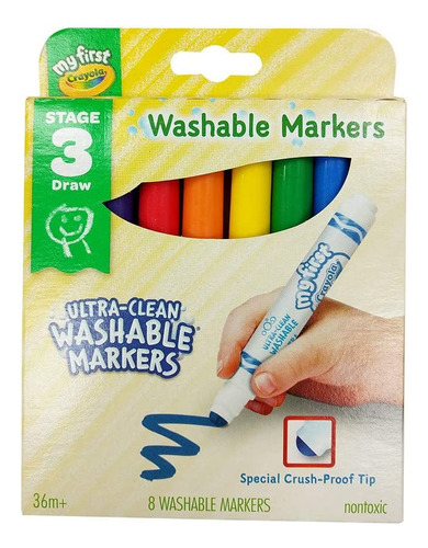 Crayola My First Crayola Marcadores Lavables 8ct