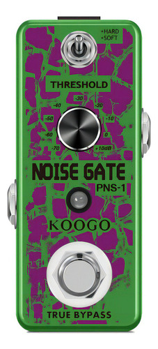 Koogo - Pedales Para Guitarra Eléctrica, Supresión De Rui. Color Puerta De Ruido