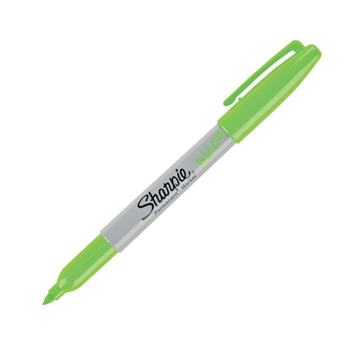 Marcador Sharpie Neon Verde - Mosca