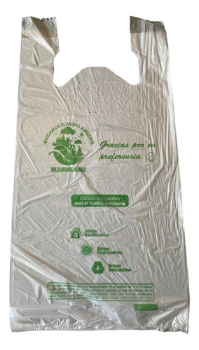 Bolsa Biodegradable Camiseta Chica Kilo