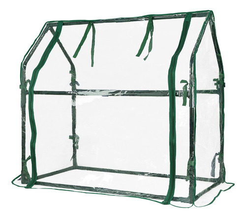 Gardzen Mini Invernadero Resistente Porttil, Casa Verde, Tie