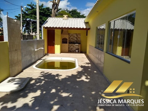 Imagem 3 de 7 de Casa De 2 Quartos, Área Gourmet E Piscina Em Unamar - Jmc.95