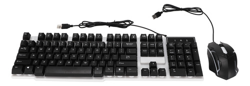 Conjunto De Teclado E Mouse Com 104 Teclas, Luz De Fundo, Us