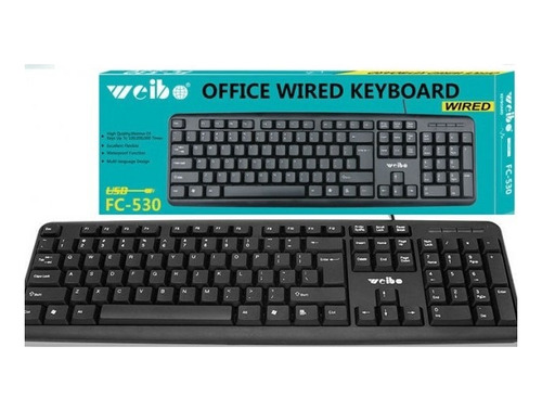 Teclado Weibo Fc-530 Español Usb