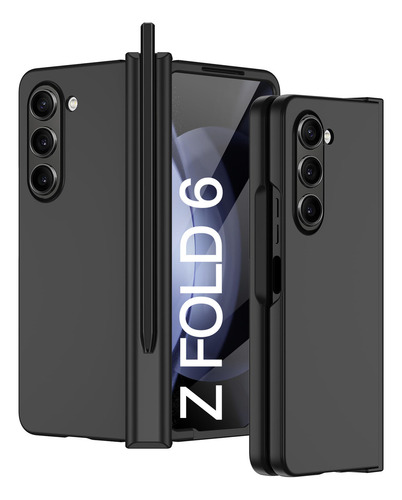 Muy Buena Funda Para Samsung Zfold5/6, Funda Protectora Para Uso Rudo, Micrófono Y Bolígrafo