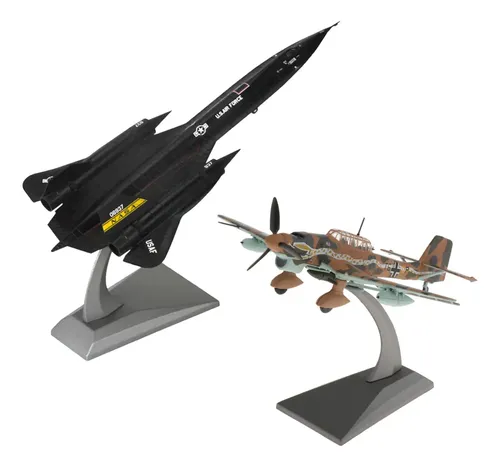 Maquette Avion SR-71A Blackbird En Alliage 1/144 – Modèle Militaire Solide Et Détaillé – Cadeau Collectionneur