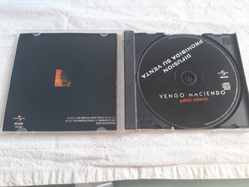 Pablo Milanés - Vengo Naciendo (Usado)