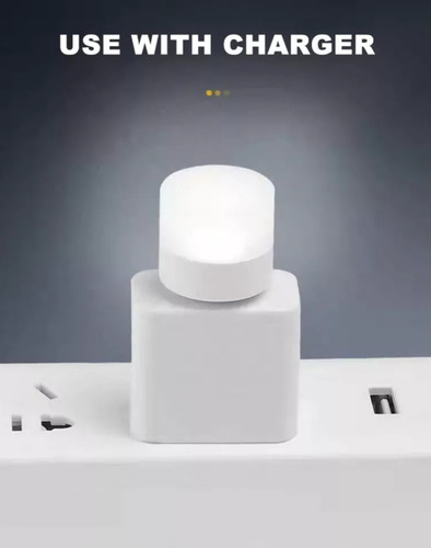 Mini Ampolleta Usb Led, Luz Calida