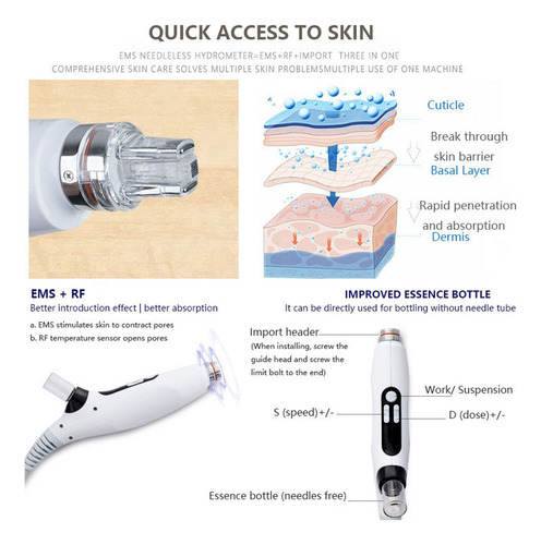 Accesorios Para Máquinas De Mesoterapia Por Inyección De
