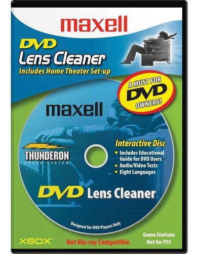 Imagen 1 de 1 de Dvd-lc Maxell Limpiador De Lentes Para Reproductores De Dvd