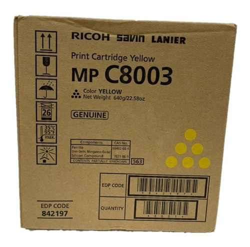 Toner Original Ricoh Mp C6503 Mpc8003 Colores Cian/mag/amar