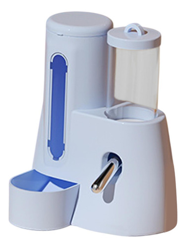 Alimentador De Hamster Automático, Recipiente De 80ml Azul